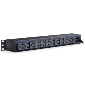 CyberPower RKBS15S4F12R Rackmount surge protector, 15-Amp, 3600 Joules, 16 NEMA 5-15R outlets CyberPower RKBS15S4F12R Rackmount surge protector, 15-Amp, 3600 Joules, 16 NEMA 5-15R outlets